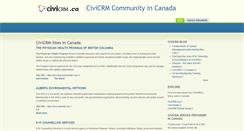 Desktop Screenshot of community.civicrm.ca