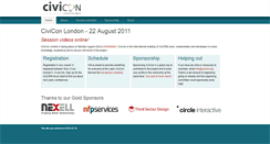 Desktop Screenshot of london2011.civicrm.org